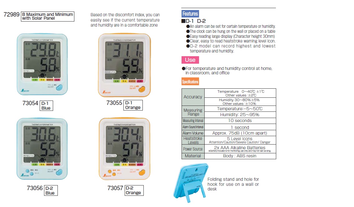 Ichiban Precision Sdn Bhd Shinwa Shinwa Digital Thermo/Hygrometer